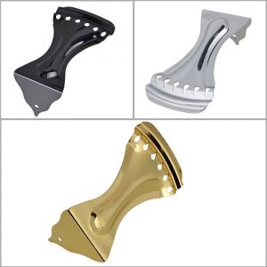 Cordier de style Dobro en alliage de zinc, longueur 117mm pour 6 cordes, résonateur Dobro, couleurs