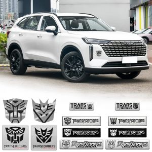 Style de voiture 3D en aluminium Autobots Logo transformateurs Badge emblème Auto décoration corps