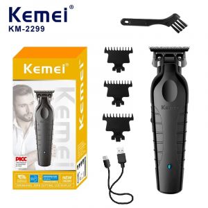Kemei Tondeuse &agrave; cheveux sans fil pour hommes, Tondeuse &agrave; cheveux &eacute;lectrique aste par USB Tondeuse &agrave;