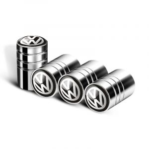 Bouchons de Valve de pneu de voiture, emblème, étui en métal pour VW Volkswagen Golf Polo Passat