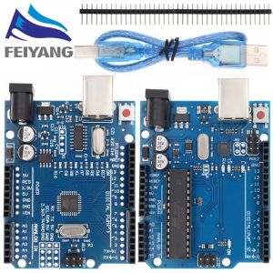 Carte de développement UNO R3 ATmega328P CH340 CH340G pour Arduino UNO R3 avec en-tête à broche