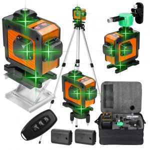 Niveau laser 4D 16 lignes 360 °, fonction de nivellement automatique, outil de décrochage, ligne