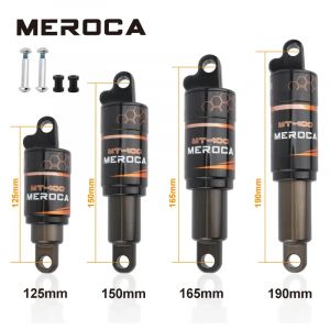 MEROCA vélo amortisseur arrière 125/150/165/190mm Scooter électrique amortisseur VTT ressort d'huile