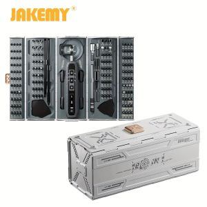JAKEMY-Jeu de tournevis &eacute;lectriques magn&eacute;tiques sans fil, kit d'outils de r&eacute;paration pour t&eacute;l&eacute;phone