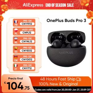 Oneplus-Écouteurs Bluetooth 5.4 TWS Buds Pro 3, version globale, suppression active du bruit 50dB,