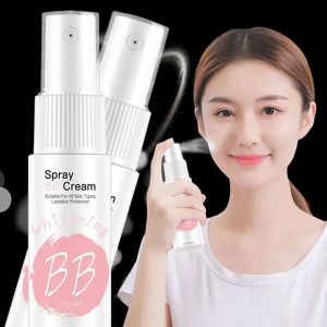 Spray liquide pour fond de teint et correcteur, éclaircissant, blanchissant, hydratant, BB crème,