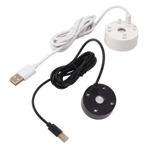 Atomiseur de fontaine de son avec lumières LED colorées, brumisateur USB, brumisateur pour