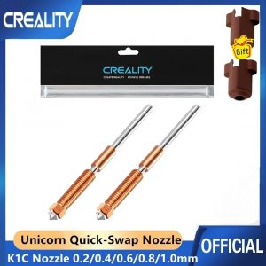 Creality 2 pièces K1C/Ender 3 V3 Unicorn Kit de buse d'imprimante 3D à échange rapide