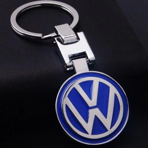 Porte-clés en alliage de Zinc, accessoires de Logo de voiture pour Volkswagen GTI r-line R Polo T5