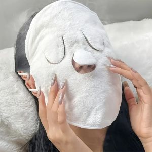 Enveloppe faciale, masque serviette chaude, cuiseur vapeur faciale réutilisable pour les soins de la