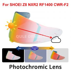 Visière photochromique pour SHOEI RF1400 RF-1400 NXR2 CWR-F2 Z8 CWR-F2R X15 X-15 X-Fifteen X-SPR