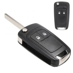 Coque de clé de voiture pour Chevrolet pour Cruze 10-13 Orlando, étui de remplacement à 2 boutons,