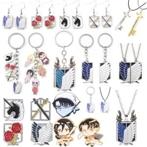 Porte-clés attaque sur Titan, Shingeki no Kyojin, emblème de la légion de scout, pendentif pour