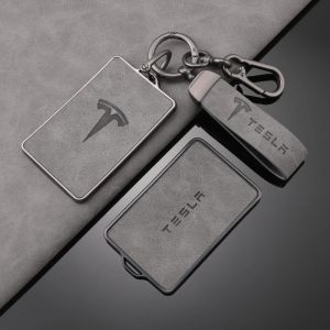 Étui en cuir TPU pour clé de voiture NFC, coque de protection pour Tesla modèle 3 modèle S modèle X