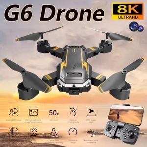 Nouveau Drone G6 5G 8K HD caméra GPS quatre côtés évitement d'obstacles hélicoptère RC FPV WIFI