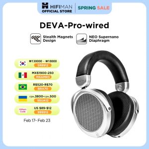 HIFIMAN Deva-Pro Casque magnétique planaire à dos ouvert sur l'oreille avec aimants furtifs, version