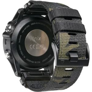 Bracelet en Nylon QuickFit 22mm 26mm pour Garmin Fenix 7 7X 6X Pro/Epix Pro Gen 2 51mm 47mm/Fenix6