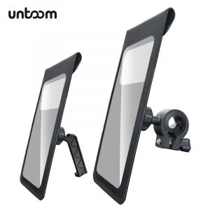 Étui de support de téléphone de vélo étanche, support de téléphone pour guidon de vélo, rétroviseur