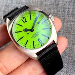 Montre automatique de plongée pilote pour homme, NH35, montre-bracelet entièrement Shoous Lady,