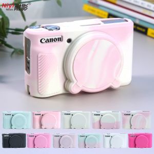 Étui en Silicone pour appareil photo Canon SX730 SX740, housse de protection en Silicone souple pour