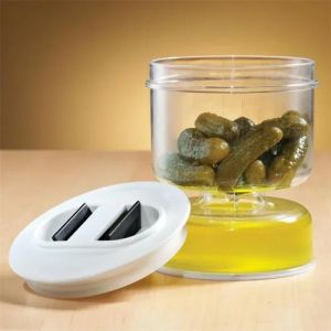 Pot scellé pour cornichons, cuisine domestique, séparation sèche et humide, boîte de cornichons avec