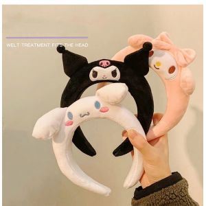 Sanrio bandeau dessin anim&eacute; Kuromi ma m&eacute;lodie bandeau Pom Pom Purin cannelle cheveux accessoires