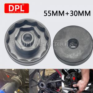 Outil de douille d'&eacute;crou de roue 55mm + 30mm pour Ducati 1098 1198 1199 Multistrada Diavel