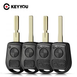 KEYYOU 1 pièces 3 boutons voiture clé télécommande coque pour BMW E31 E32 E34 E36 E38 E39 E46 Z3 Fob