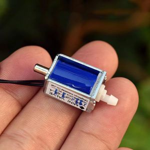 DC 3V 3.7V 5V 2 voies 2 positions petite Mini &eacute;lectrovanne &eacute;lectrique normalement ouverte N/O Micro