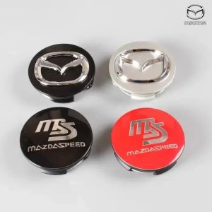 4 pièces 56mm capuchon central de roue Logo moyeu couverture Badge emblème pour Mazda 6 3 CX5 2 CX7