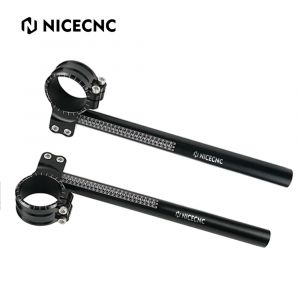 Guidon à clips de 50mm à 7 degrés, pour Honda CBR1000RR CBR929RR CBR954RR Suzuki GSXR 600 750 1000
