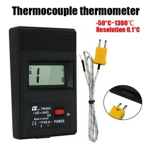 Capteur de thermomètre numérique de type K TM902C + détecteur de sonde de thermocouple-50 ℃   to1300