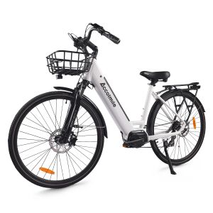 Accolmile-Vélo électrique de ville pour femmes, moteur central M200, 36 V, 250 W, avec