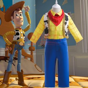 Toy Story robes Cosplay enfants Costume Toy Story Woody Buzz l'éclair dessin animé vache robes