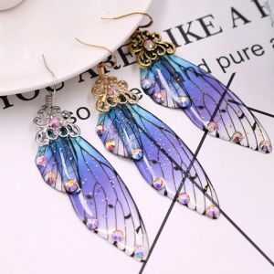 Moule en silicone en forme d'aile d'ange pour décoration de boucle d'oreille, adapté aux élections,