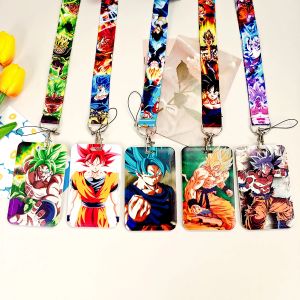 Dragon Ball porte-identifiant japonais Anime lanières pour clé sangle de cou pour carte Badge
