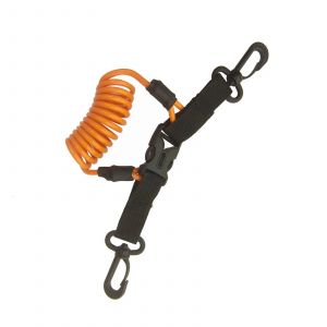 Longe de plongée sous-marine avec clips à dégagement rapide, lampes de plongée en apnée, clips pour