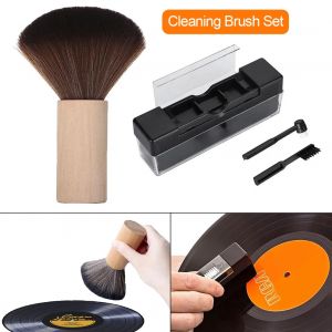 Kit de nettoyage multifonctionnel pour disques vinyles, brosse anti-poussière pour disques vinyles,