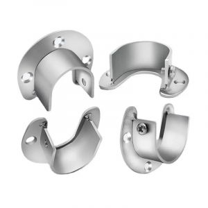 Tige de suspension de si&egrave;ge &agrave; bride en acier inoxydable, crochet de Tube, Support fixe, accessoires