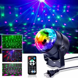 Boule magique LED couleur cristal, ampoule rotative RGB pour scène, pour Ktv Bar Disco fête DJ effet