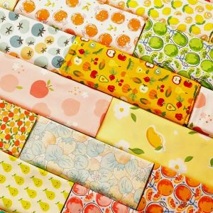 145x50 cm coton Chino fruits ananas fraise pêche robe tissu, drap de lit nappe fait à la main