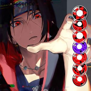 Bio-essence 2 pi&egrave;ces s&eacute;rie Cosplay lentilles color&eacute;es Halloween lentilles roses lentilles de Contact