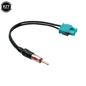 Adaptateur de câble Audio Radio, câble Audio mâle Double Fakra Din mâle pour Audi/VW/Volkswagen,