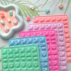 Moule créatif en Silicone pour chocolat, Lion, Animal, ours, bonbons, Pudding, Biscuit, gâteau,