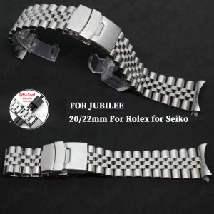 Bracelet en acier 20mm 22mm pour jubil&eacute; pour Bracelet de montre Seiko pour Bracelet Rolex Bracelet