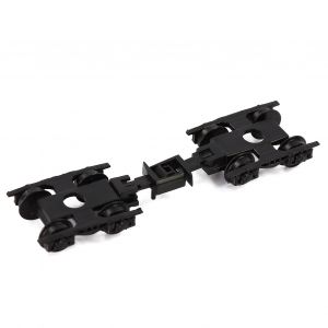 Evemodel 12 pièces/24 pièces modèle Train N échelle 1:160 Bogies avec coupleurs roues en plastique