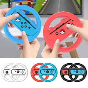 Volants de course pour manette Joy-Con OLED Switch, poignées NS, accessoires de jeu NS, 2 pièces par