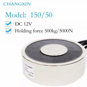 Grand Électroaimant de Levage Électrique, 150x50mm, 500 Écrous Dc 5v/12v/24v