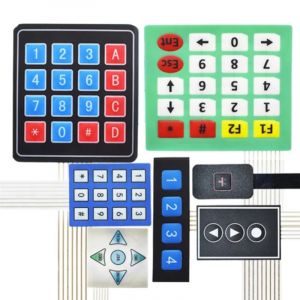 1 3 4 5 12 16 20 touches bouton interrupteur à Membrane 1x4 1x5 4x4 4x5 touches matrice tableau
