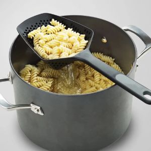 1 pièces cuillère passoire cuisine crépine Scoop alimentaire Drain pelle Nylon fendu écumoire avec